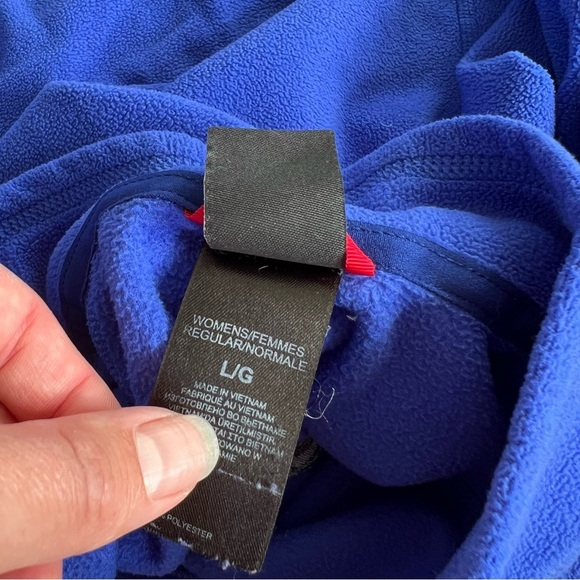 The North Face Fleece Quarter Zip - Electric Blue - Picture 8 of 9